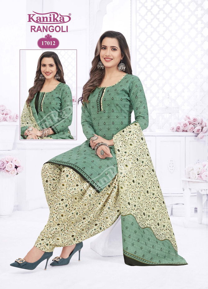 Rangoli Vol 17 By Kanika Readymade Cotton Salwar Suits Catalog